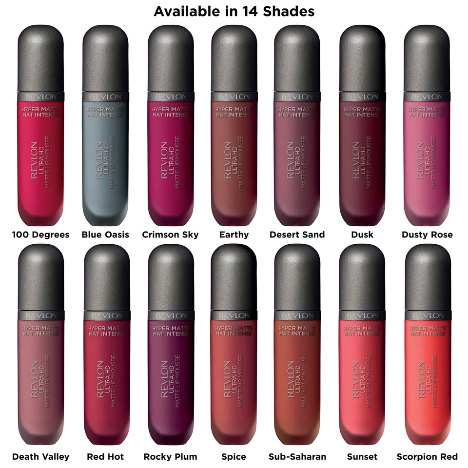 REVLON Ultra HD Lip Mousse Hyper Matte, Longwearing Creamy Liquid Lipstick - Image 2 of 2