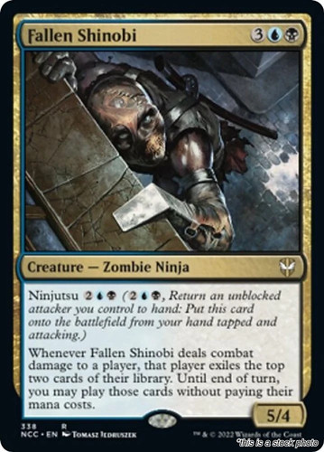 Fallen Shinobi #338/519 (Rare) Streets of New Capenna Commander