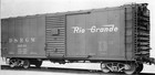 RARE HO Resin Yarmouth D&RGW Rio Grande PSC Steel 4/4 Boxcar Kit Like Sunshine — photo 1