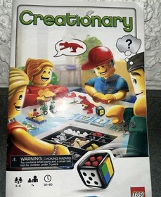 LEGO Games 3844 Creationary Board Game Parts Only (incomplete) See Photos
