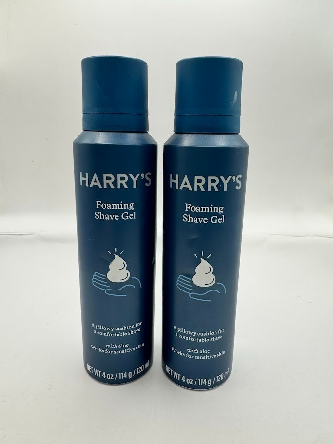 Harry's Foaming Shave Gel - Standard 4 oz (2 Pack)
