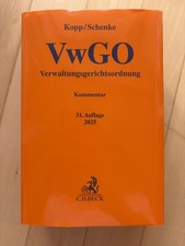 VwGO Kommentar - Kopp/Schenke, 31. Auflage 20...