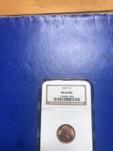 NGC 1947 LINCOLN CENT MS 66 RED