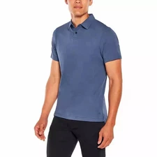 Banana Republic Men's Luxe Touch Performance Polo Shirt, Blue, Size M