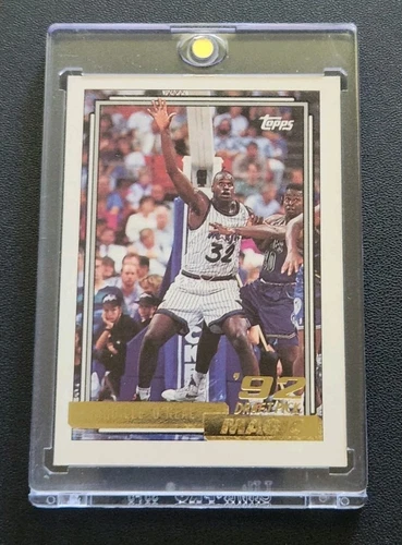 1992-93 Topps - Shaquille O'Neal #362 Gold (RC) #641 In One-Touch Rookie Card 