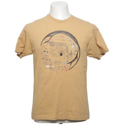JHK, T-shirt, Größe: S, Beige, Baumwolle, Print, Herren #ktP