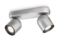 Philips Ledino Deckenspot 2X 6W Led Warmweiß Spot 580Lm Strahler Aluminium