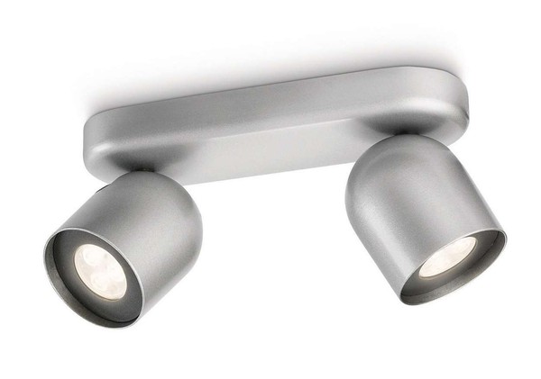 Philips Ledino Deckenspot 2X 6W Led Warmweiß Spot 580Lm Strahler Aluminium-image