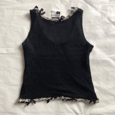 CHANEL 05C Cashmere Cardigan Camisole with Coco Mark | eBay