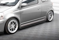 Seitenschweller Ansatz FüR Toyota Yaris T-Sport Mk1 Facelift Schweller Schwarz