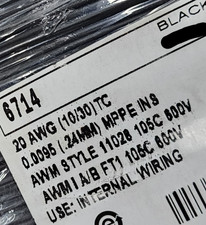 Alpha Wire 6714 #20awg EcoWire mPPE Tinned Co...