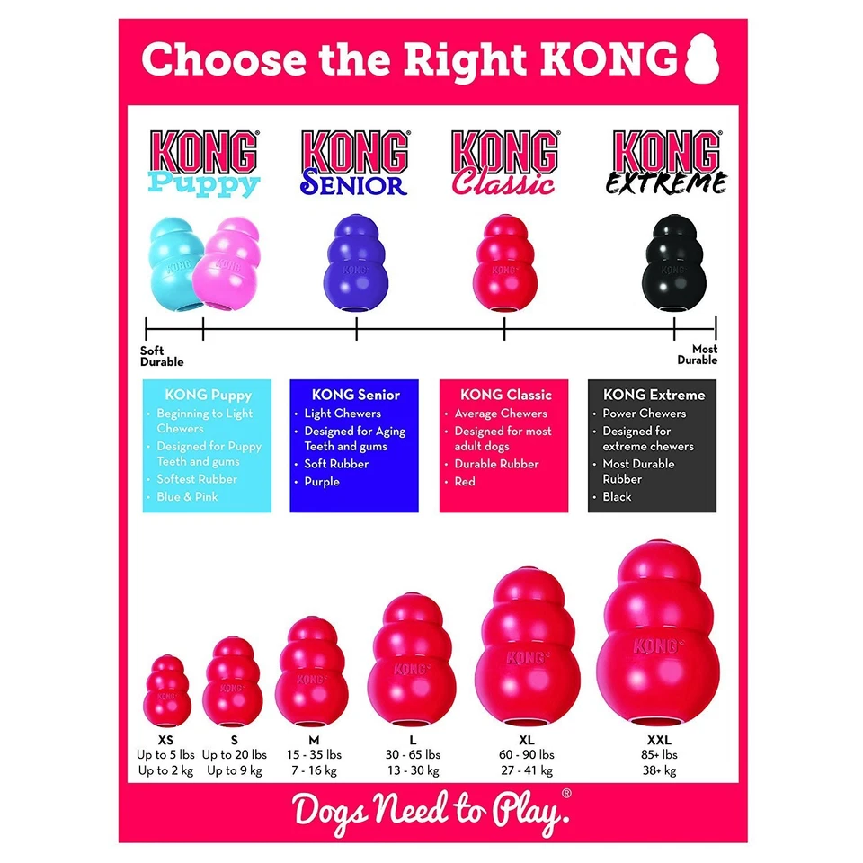 Kong Classic Hundespielzeug, 2 Pack, Größe L - Bild 4 von 4