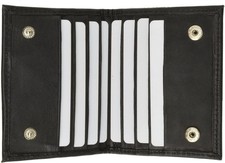 Magnetic Money Clip Wallet - Genuine Leather Bifold Credit Card ID Holder...