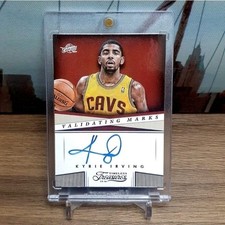 2013 Kyrie Irving Timeless Treasures Validating Mark ON CARD Auto
