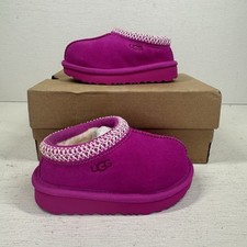 Hot Sale - UGG Kid's Tasman II Slippers Suede Upper - Pink Size 6