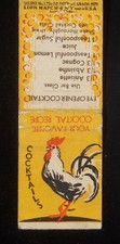 1930s ROOSTER COCK'S TAIL Eye Opener Cocktail Recipe Use Bar Glass Shake Strain