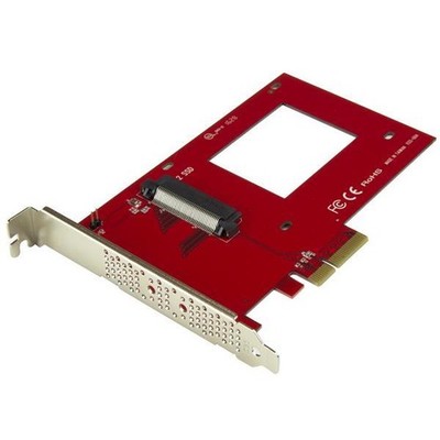 StarTech.com U.2 auf PCIe Adapter - 2,5'' U.2 NVMe SSD SFF 8639 4x PCI Express3.0