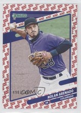 2021 Panini Donruss Variation One Hundred /100 Nolan Arenado (Fielding) #146 o7m