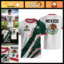 Men's Mexico Soccer Jersey - Authentic Mexican National Team Shirt, Sports Appar