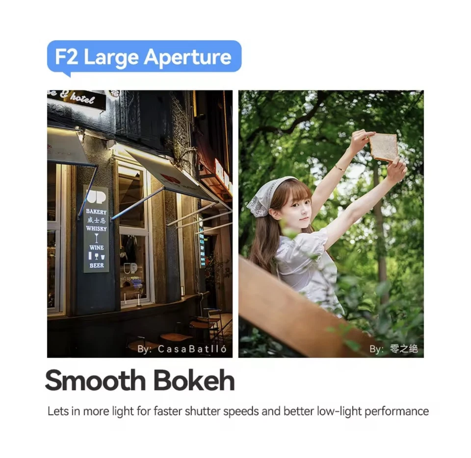 AF 40mm F2 Full Frame Auto Focus Lens for Sony E Nikon Z L-Mount Portrait Prime - Image 3 of 4