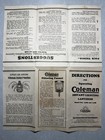 Vintage 1930s Coleman Lantern 220B and 228B Instructions Envelope And Wrenches — photo 7