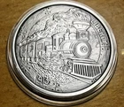 2016 Mr. The Hobo Nickels Antiqued 1oz Silver "The Train" RARE (H-1)