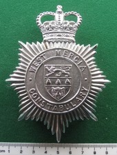 West Mercia Constabulary helmet badge