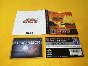 Neo Geo SAMURAI SPIRITS   Neogeo CD SNK SPINE CARD