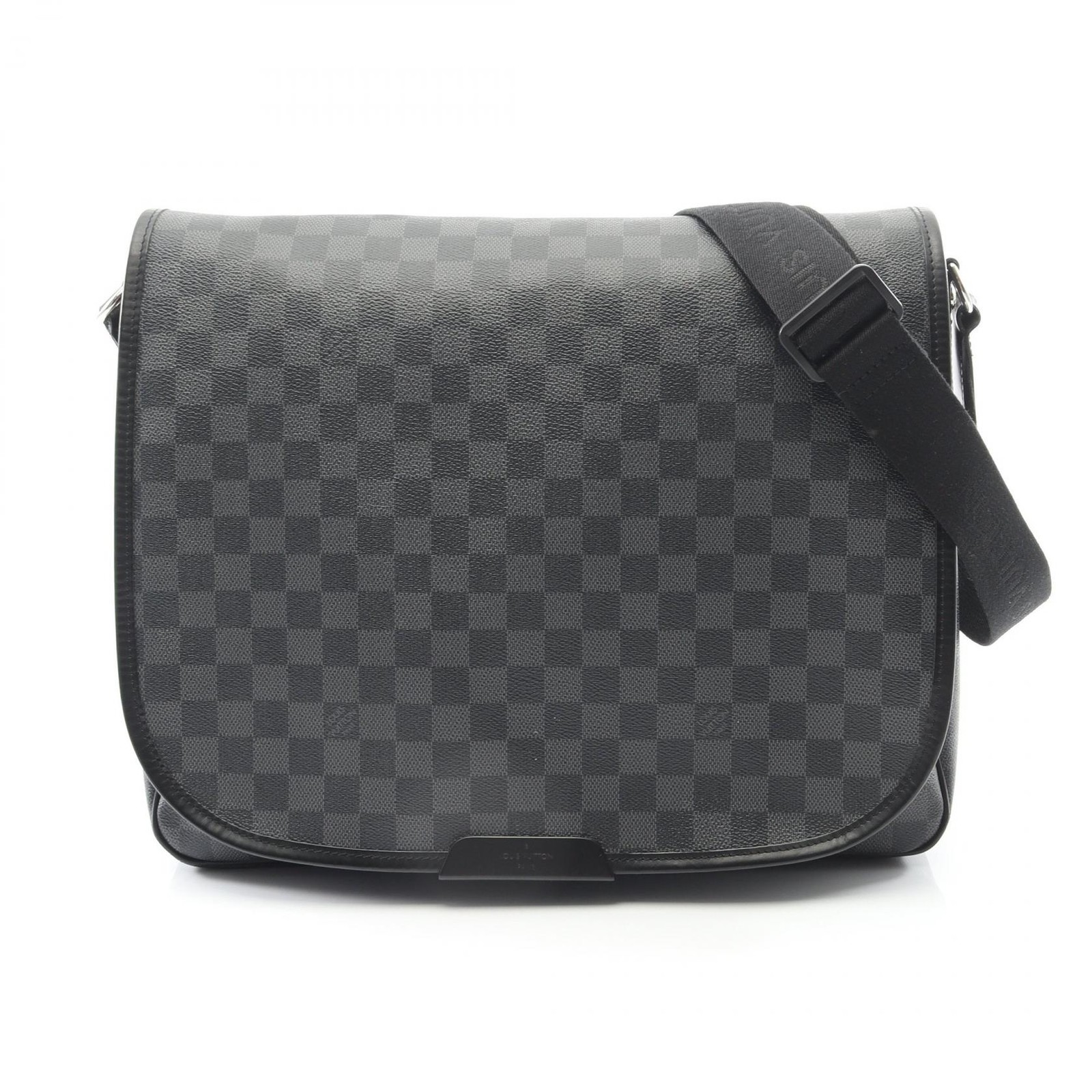 LOUIS VUITTON Daniel GM Shoulder Bag N58033 Damier graphite canvas Black Used LV