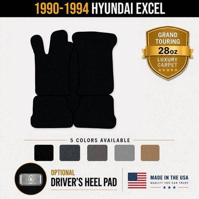 Avery Grand Touring Front & Rear Floor Mats for 1990-1994 Hyundai Excel #3KB