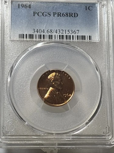 1964 Lincoln Cent Memorial  PCGS PF 68 PR RD