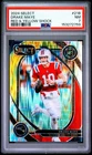 2024 Panini - Club Level Drake Maye #218 Red & Yellow Shock Prizm (RC) PSA 7