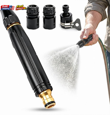 #ad Power Jet Water Spray Gun with Connector Set High Pressure Washer Nozzle Toy 1p $72.28