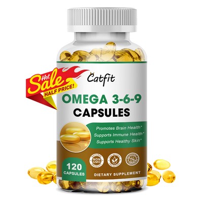 Omega 3 Fish Oil Capsules 3x Strength EPA & DHA, Highest Potency 120Pills