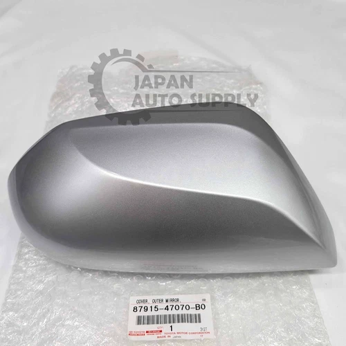OEM GENUINE TOYOTA 16-20 PRIUS SILVER RIGHT OUTER MIRROR COVER 87915-47070-B0