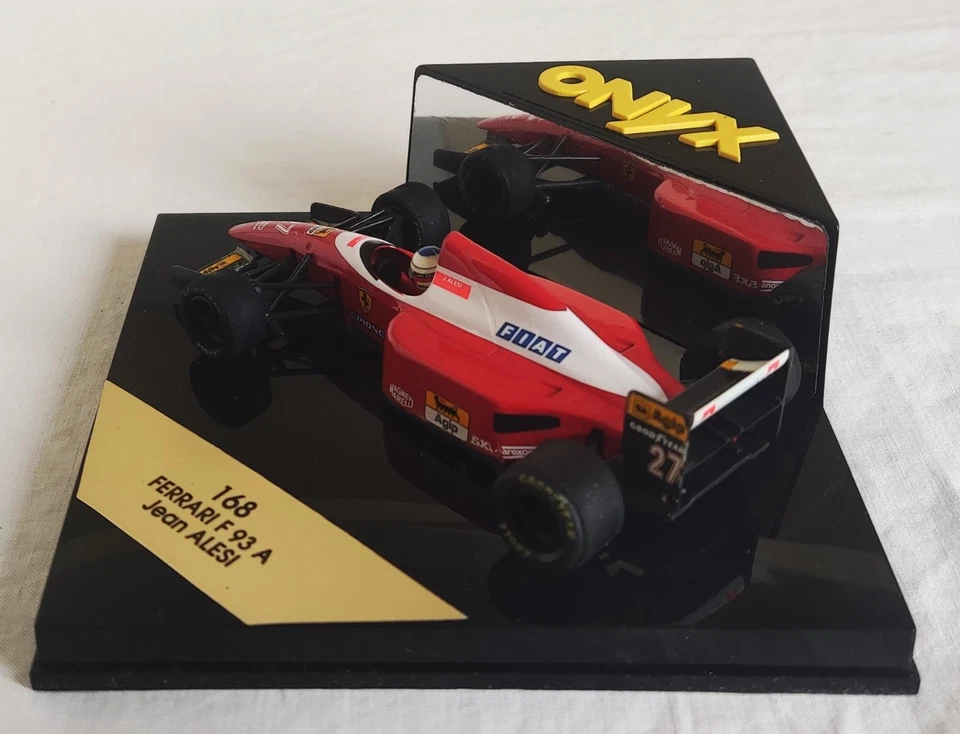 FERRARI F 93 A 1993 ONYX  1:43  Jean Alesi Perfetta come nuova  Aperta per foto - Immagine 2 di 4