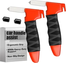 Car Door Handle for Elderly- 2 Pack Auto Cane Portable Vehicle Car Handle Assist