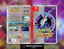 Pokémon Violet - Custom Nintendo Switch Boxart w/ Physical Game Case (No Game)