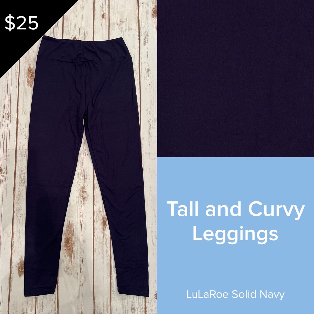 Curvy Leggings Lularoe Solid Color Leggings LuLaRoe BRAND NEW