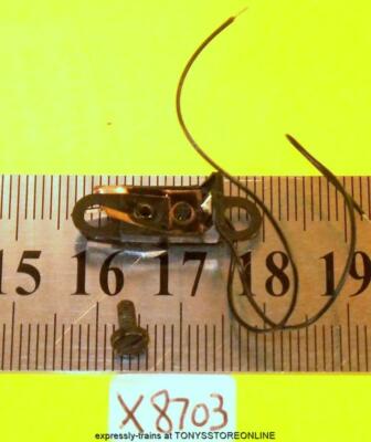 hornby oo spares x8703 1x drawbar wires & screw for b17/4 