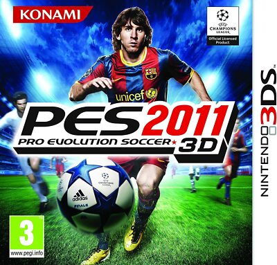 Nintendo 3DS Spiel | Pro Evolution Soccer 3D PES 2011|Brandneu und Sealed