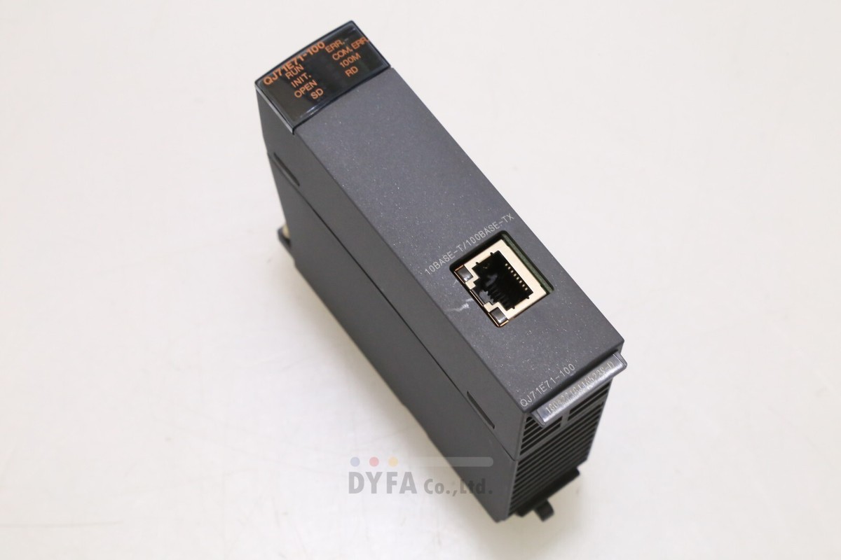 MITSUBISHI Used QJ71E71-100 SN:15~19 ETHERNET I/F UNIT PLC-I-1218