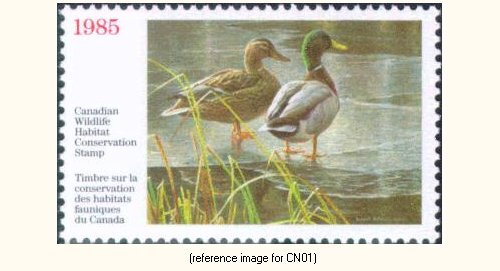 D2K Canada(National) Duck Stamp 1985 ($4.00CN) - Picture 1 of 1