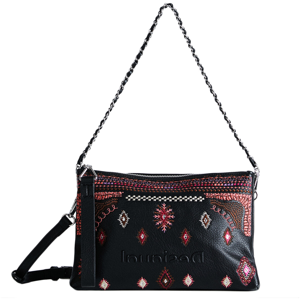 Schultertasche Desigual Tasche Auf Rechnung Desigual Clutch Tasche
