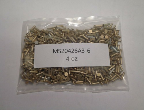 AIRCRAFT SOLID ALUMINUM RIVETS MS20426A3-6 BAG 4OZ NEW | eBay