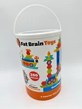 Fat Brain Toys GeoMagic Mosaics 250 pcs Building Playset 100% COMPLETE SET