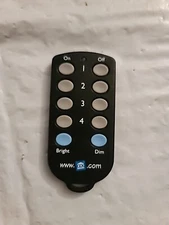 X10 KR22A 4 Unit Credit Card Controller Key Chain Remote w Dim Buttons 