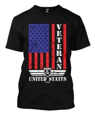 Veteran Of The United States - American Flag Military Men's T-shirt