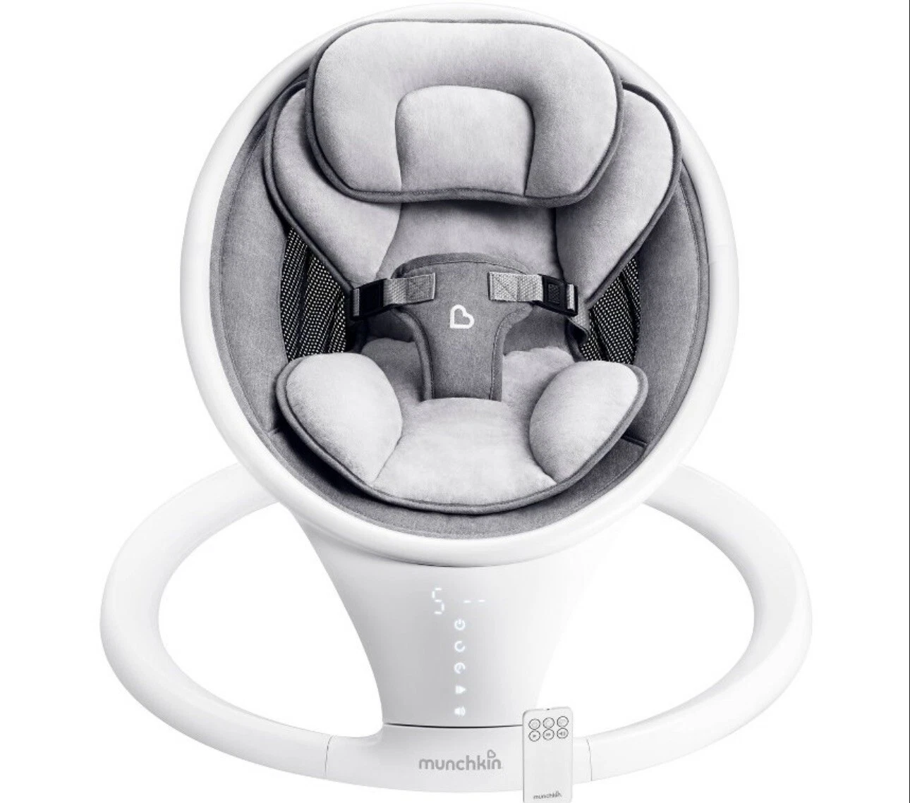 Munchkin 21330 Bluetooth Enabled Baby Swing - Gray