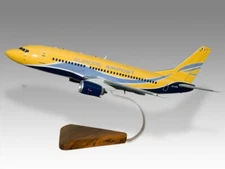 Boeing 737-300 Europe Airpost Desk Wood Airplane New Model Small Scale 1/100